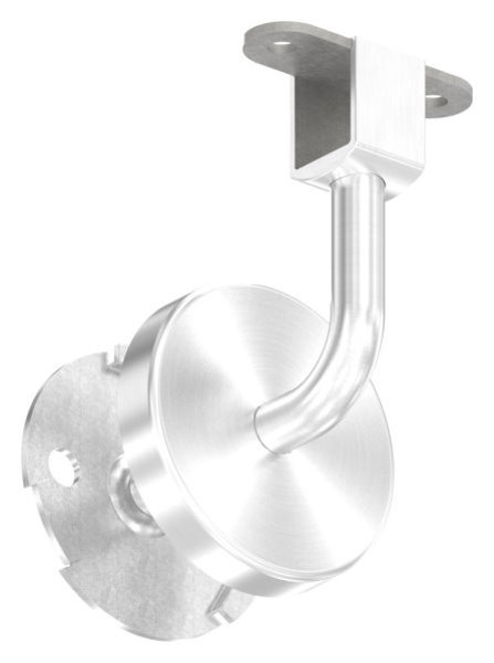 Handlaufhalter V2A Buegel Ø 12mm Nut 24x24mm fuer LED Nutrohr-88-11LED-NU-HH.240
