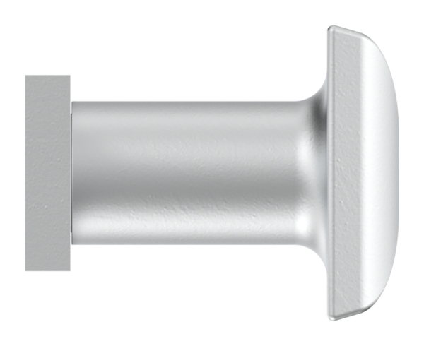 Alu-Tuerdruecker - fest mit Alu-Zylinderkurzschild - Aluminium EV1 - AMF Artikel- 16170-12-3061.6