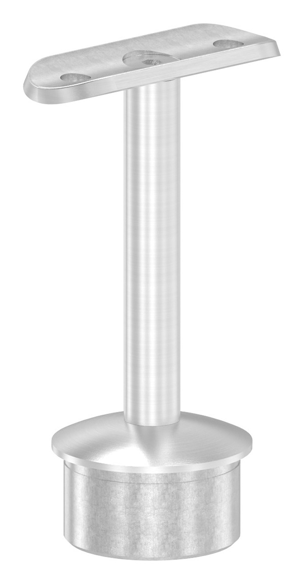 Rohrabschlussstopfen mit Handlaufplatte Edelstahl V2A fuer Rohr Ø 42-4x2-5 mm-88-1160701.240