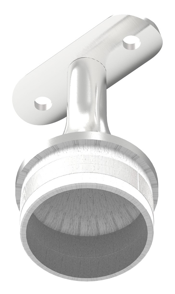 Stuetze mit Halteplatte fuer Rundrohr Ø 42-4 mm - Stopfen fuer 48-3x2-0 mm V2A-12-2152.4