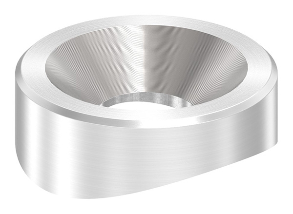 Ausgleichsstueck Ø 20 mm fuer Rundrohr  Ø 42-4 mm mit Senkbohrung 8-5 mm V2A-10-5366.4