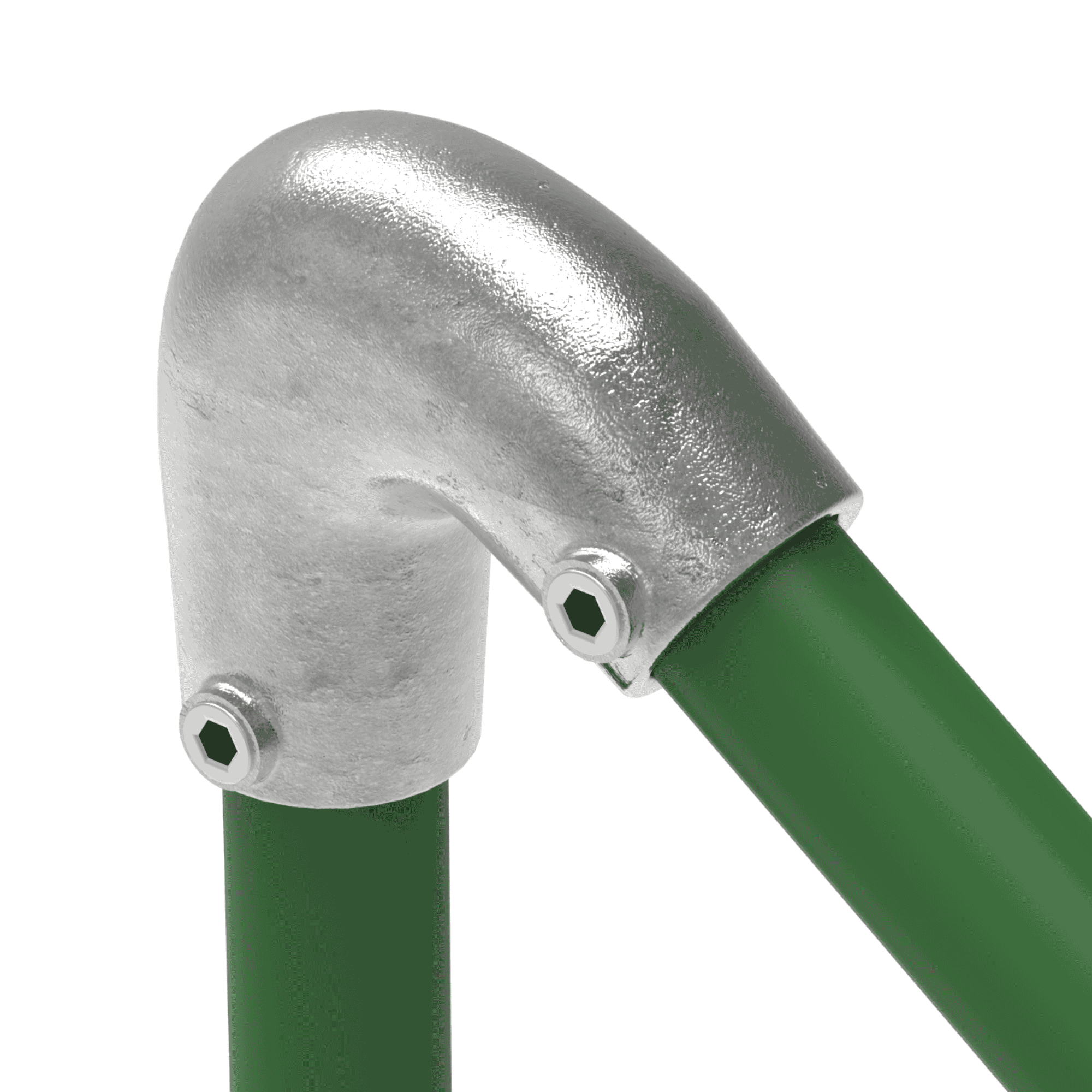 Rohrverbinder - Bogen variabel 40-70° - 123C42 - 42-4 mm - 1 1-4- - Feuerverzinkt u. Elektrogalvanisiert-123C42