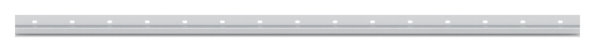 Vordachprofil eleganza canopy- L=3000mm- roh-88-11VDE-3000.ROH