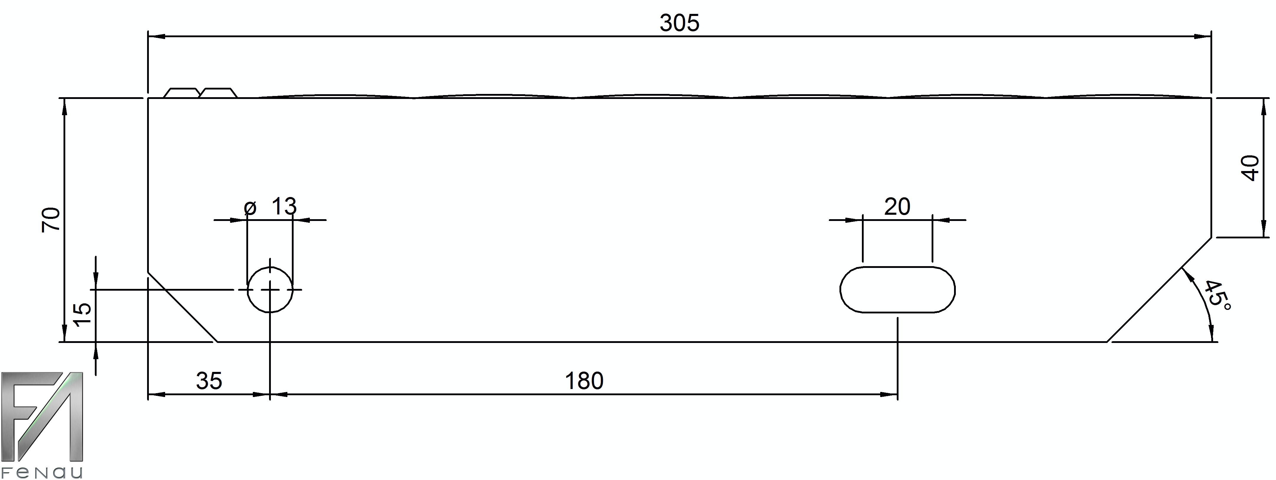 Schweisspressroststufe Metallstufe 1000x305 mm Masche 34-38 mm Tragstab 30-3 mm S235JR feuerverzinkt-25-1003030303.7