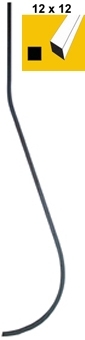 Zierstab Stahl geschwungen 12x12mm- Hoehe 900mm-89-11T1912X12-A.4