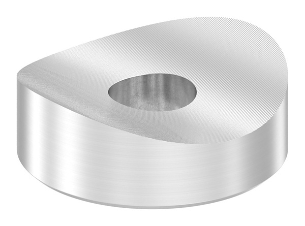 Ausgleichsstueck V2A Ø 20 mm- Bohrung Ø 6-5 mm- fuer Rohr 42-4 mm- ohne Senkung-10-5354.4