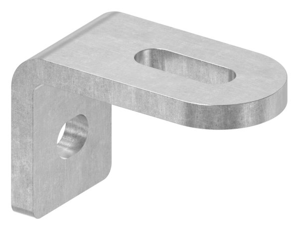 Winkel-Anschweisslasche Stahl S235 60x40x30x6 mm mit Langloechern 25x9 mm und 12x9 mm-88-1154111-ST.90