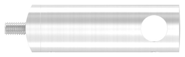 Querstabhalter V2A Edelstahl Lang 68 mm – Anschluss 42-4 mm fuer Rundstaebe 12 mm inkl- Schrauben-11-1060.4