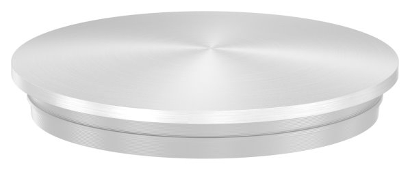 Rohrstopfen leicht gewoelbt V2A Ø 42-4x2-0 mm - mit Nase-11-6023-A.4