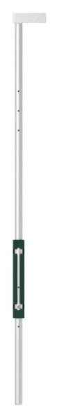 Bodenriegel XL mit Laenge 1000mm- zum Anschrauben- RAL 6005 moosgruen-88-1156711-ALU.6005