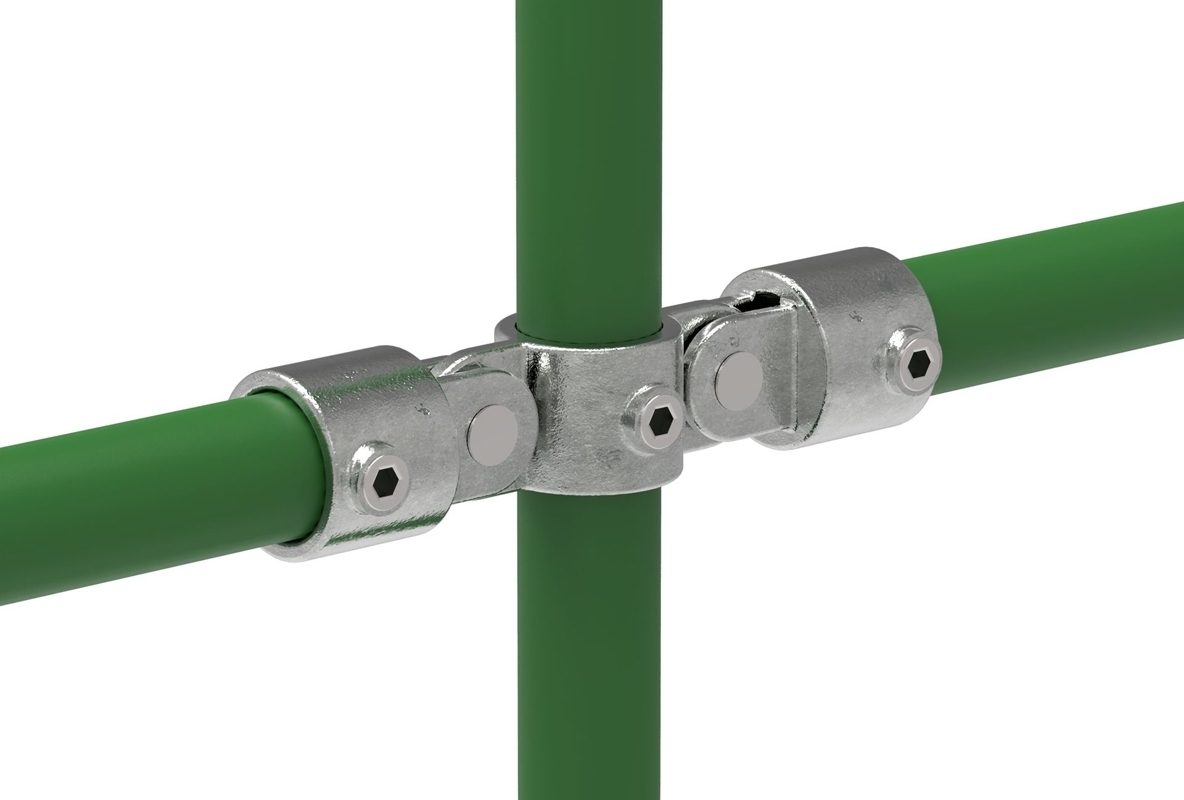Rohrverbinder - Gelenkstueck doppelt 180° - 167 - 26-9 mm - 60-3 mm - 3-4- - 2- - Feuerverzinkt u. Elektrogalvanisiert-167
