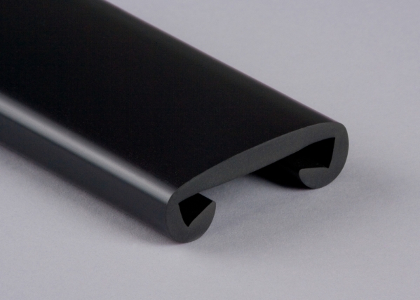 Kunststoffhandlauf schwarz fuer 50x8 mm Profil Rolle 25 m-88-11F508.001
