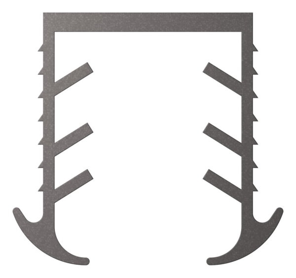 Keildichtung EPDM fuer Glas 16-76–17-52 mm- Nut 27x30 mm- L = 3000 mm-88-1160366-GU.3M