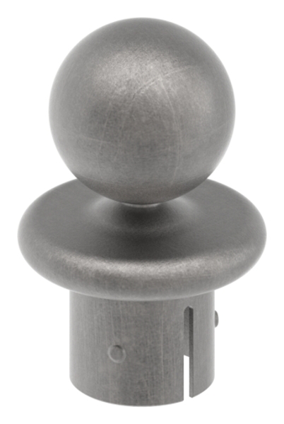 Kugelrohrknopf fuer Ø 42-4x2-5-2-9 mm - Stahl S235JR- roh-30-2801.8