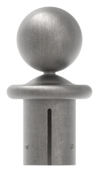Kugelrohrknopf fuer Ø 48-3x2-5-2-9 mm - Stahl S235JR- roh-30-2802.8