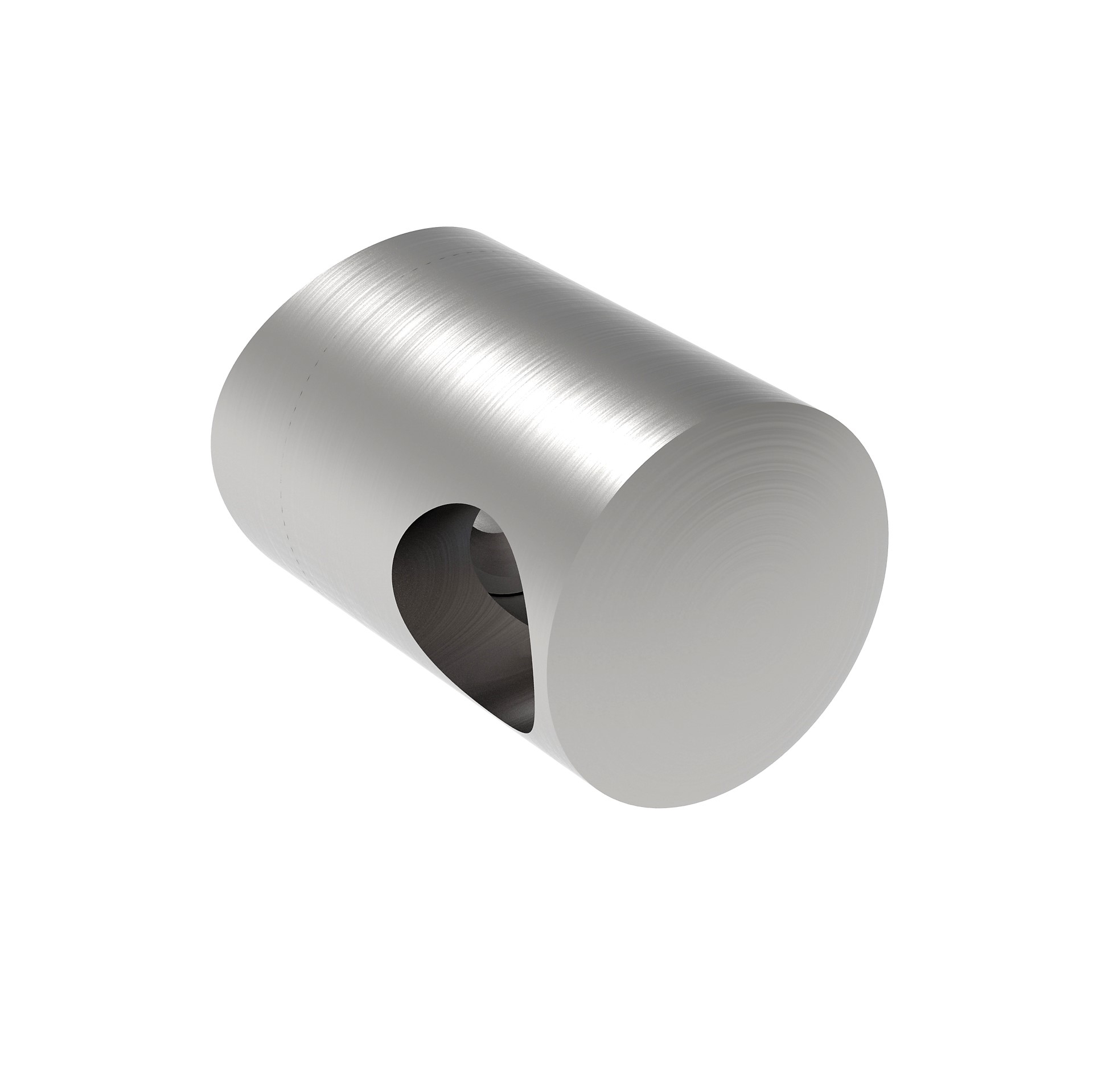 Querstabhalter V2A fuer Pfosten 42-4 mm - Stab 12 mm geschliffen-89-11A0830042-A.4