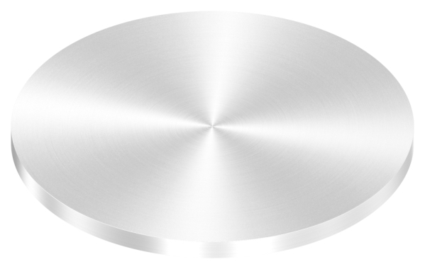 Ronde - Masse- Ø 200x10 mm - mit Rundschliff - V2A-11-2246-10.4