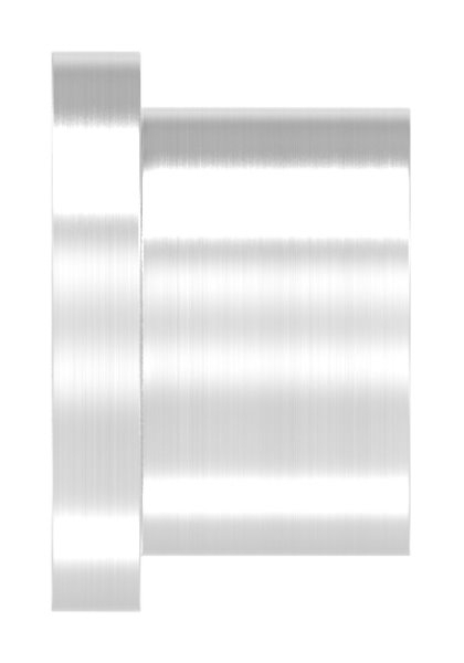 Gewindehuelse Edelstahl V2A M14 flach fuer Torbaender-88-11120-M14.VAGH