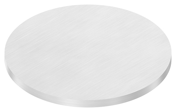 Ronde - Masse- Ø 150x8 mm - mit Laengsschliff - V2A-11-2245-8.4