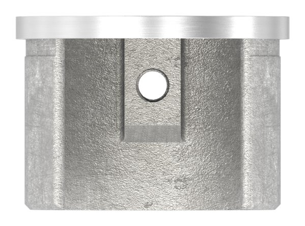 Endkappe - flache Ausfuehrung - fuer Nutrohr Ø 48-3 mm - V2A-12-2301.4