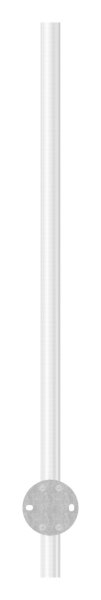 Gelaenderpfosten seitliche Montage fuer 6 Querstabhalter M6 Laenge- 1190 mm V2A-14-0022.4