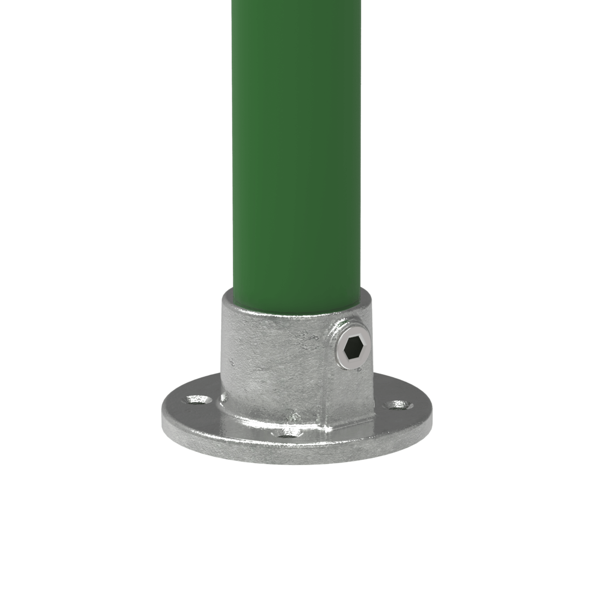 Rohrverbinder - Wandbefestigung rund - 131A27 - 26-9 mm - 3-4- - Feuerverzinkt u. Elektrogalvanisiert-131A27