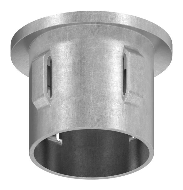 Stahlstopfen - leicht gewoelbt - fuer Ø 33-7x2-5-2-9 mm - Stah S235JR- roh-30-2901.8