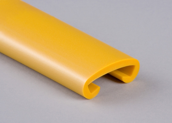 Kunststoffhandlauf fuer 40 x 8mm- stratos gelb- 25 Meter-88-11F408.514