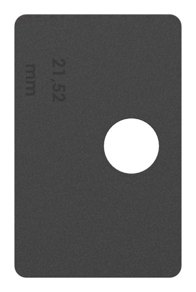 1 Paar Gummis zu Glasklemme 60x70x45 mm AbZ fuer 21-52 mm Glas VSG-10-3322ABZ.0