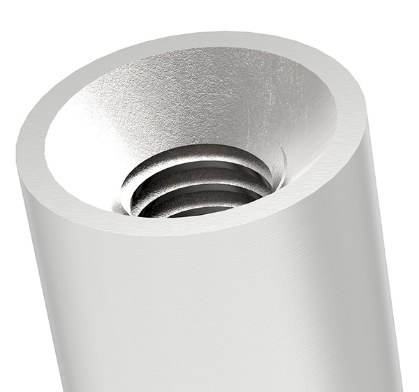 Edelstahl Traegerstift Ø 14 x 75 mm - mit Aussen- - Innengewinde -V4A-11-2175.1