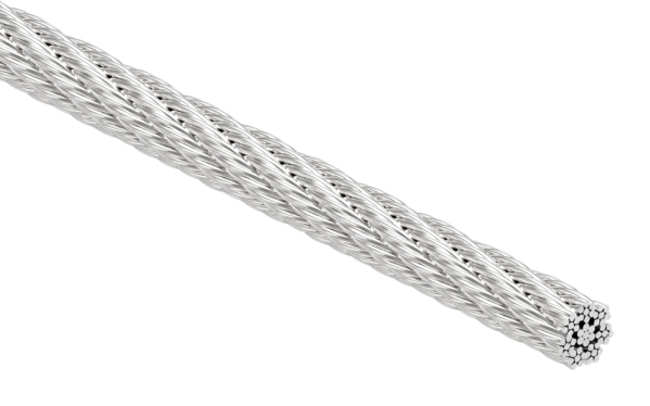 Edelstahlseil Edelstahl V4A Ø 4 mm- 7x7- L = 100 m-88-11101000004.100M