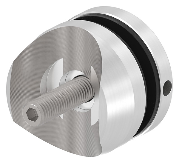 Glaspunkthalter Ø 52 mm- V2A- Anschluss- Rohr Ø 42-4 mm-10-5142.4