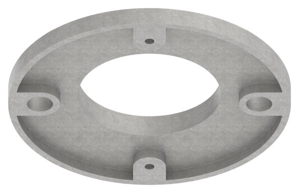 Ankerplatte Masse- Ø 120x8 mm Bohrung Ø 60-3 mm V2A- roh-11-3028.4
