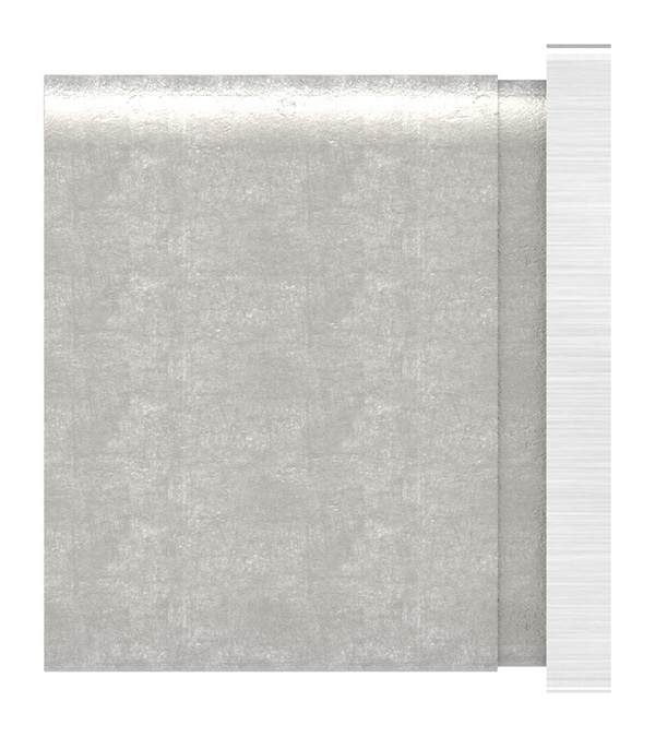 Endkappe - flache Ausfuehrung - fuer Quadrat-Nutrohr- 40x40x1-5 mm - V2A-12-2304.4