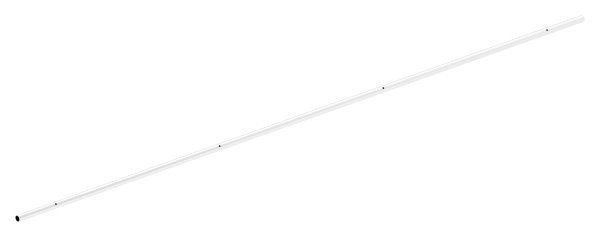 Laufschiene V2A 25-0x2-0 mm 2600 mm fuer Glasschiebetueren 4x M8 Gewinde-88-1160840-240.2600