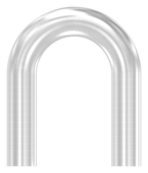 Bogen 180° zum Schweissen aus Rundrohr- Ø 42-4x2-6 mm V2A-11-3784.4