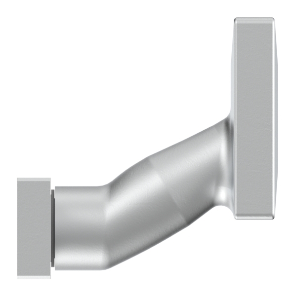 Alu-Tuerdruecker - gekroepft - drehbar - Aluminium EV1-12-3060-D.6