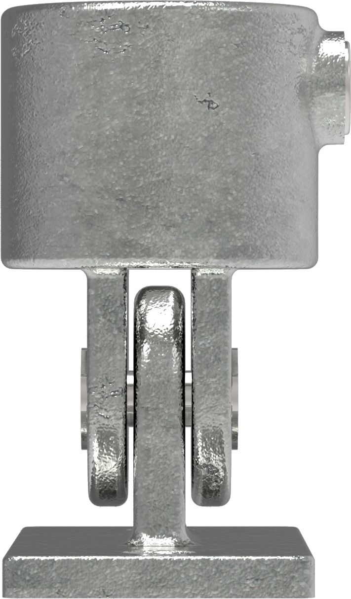 Rohrverbinder - Gelenkfuss - 169D48 - 48-3 mm - 1 1-2- - Feuerverzinkt u. Elektrogalvanisiert-169D48