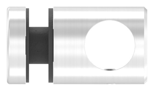 Querstab-Glaspunkthalter Ø 25 fuer Rundstaebe Ø 16 mm V2A-11-1650.4