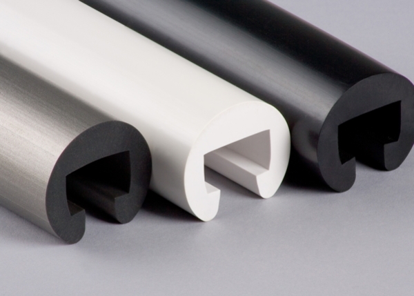 Kunststoffhandlauf Ø 40mm fuer 25 x 15mm- signalweiss- 25 Meter-88-11R40.008