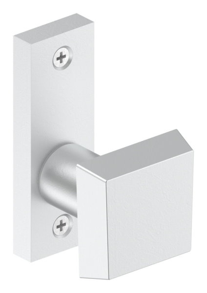 Alu-Tuerdruecker - gerade - drehbar - Aluminium EV1-12-3052-D.6