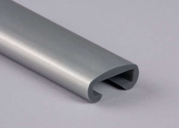 Kunststoffhandlauf weissaluminium 30 x 8 mm- Rolle 25 m-88-11F308.011