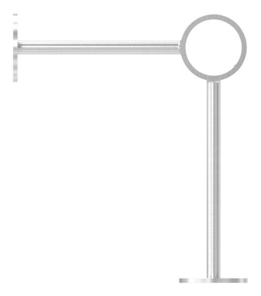 Fusslaufstuetze fuer Ø 48-3 mm V2A-11-3105.4