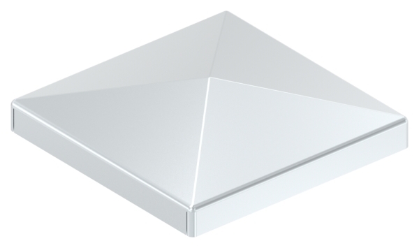Pfostenkappe Stahl galvanisch verzinkt fuer Rohr 60 x 60 mm-88-11165-60.Z