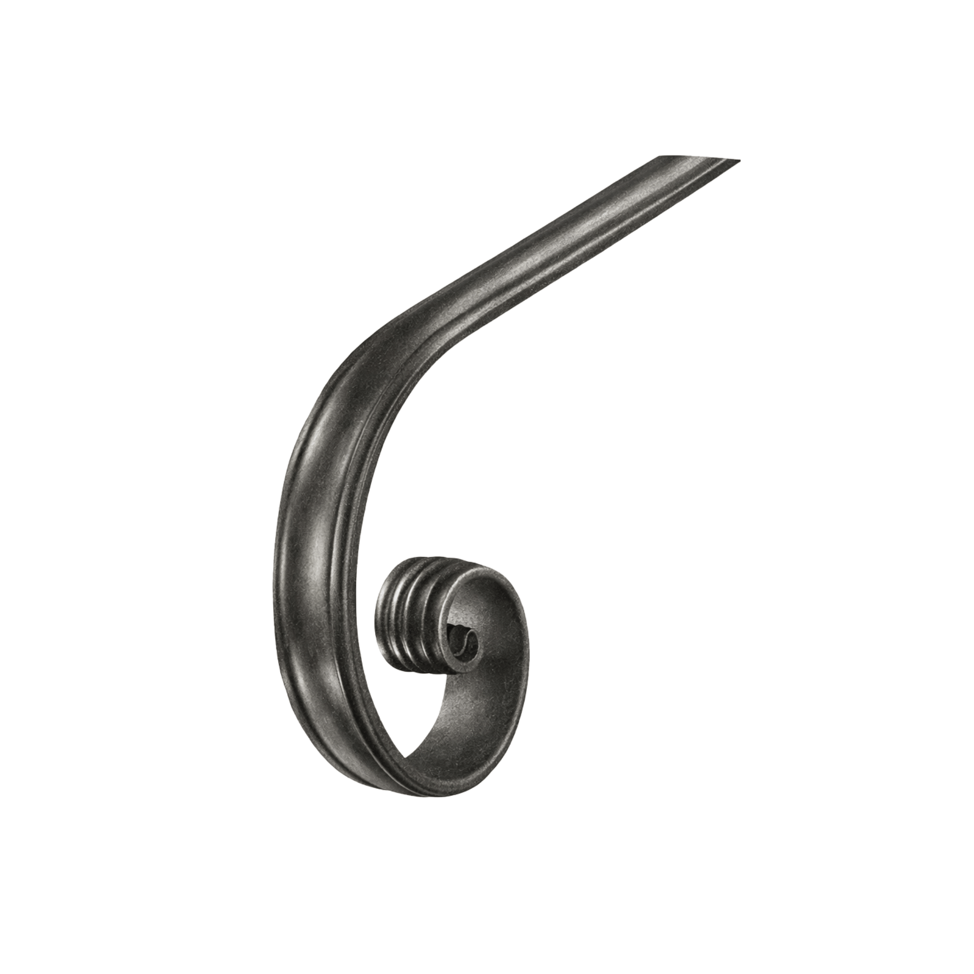 Handlaufanfaenger Stahl roh 200 x 180 mm gerollt-88-112089.50