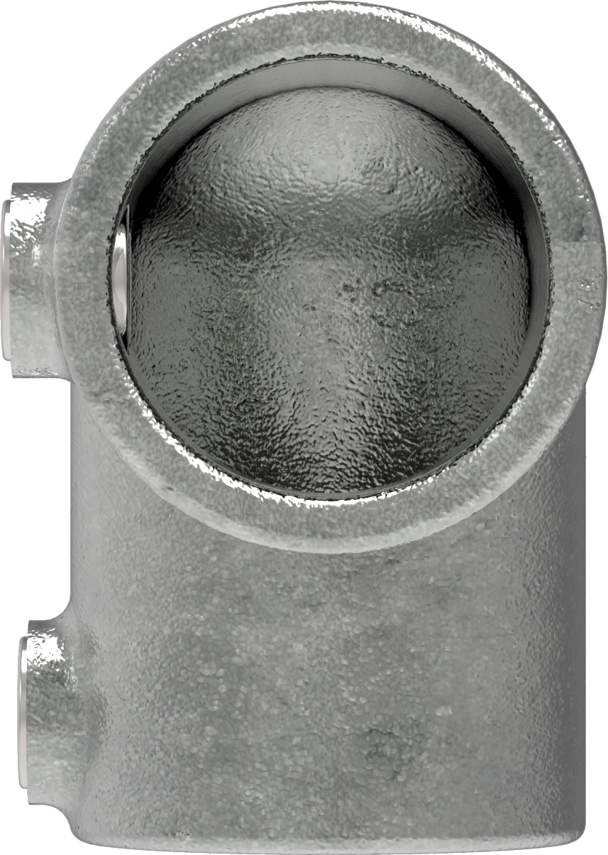 Rohrverbinder Bogen 90° Winkel Ø 42-4 mm -1 1-4- - Temperguss verzinkt - 125C42-125C42