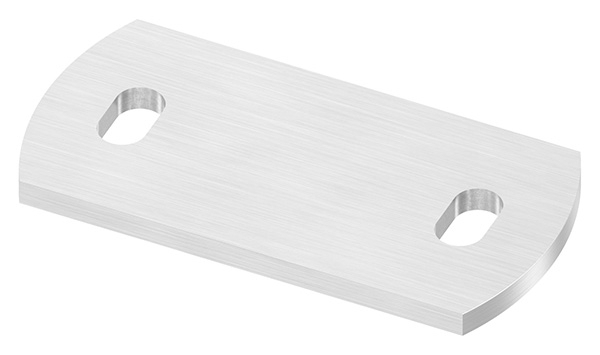 Ankerplatte Masse- 120 x 60 x 6 mm mit Langlochbohrung V2A-11-2214.4