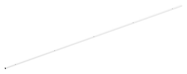 Laufschiene V2A Ø 25x2 mm L 3100 mm fuer Glasschiebetueren mit 5x Gewinde M8-88-1160840-240.3100