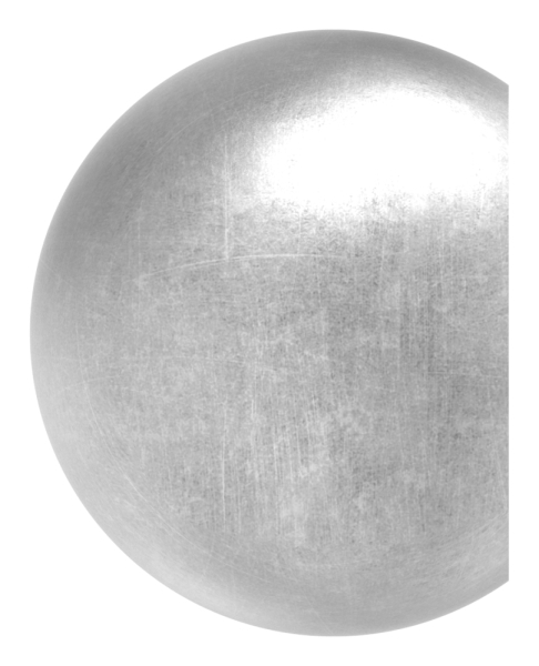 Abschlusskugel Ø 45 mm - fuer Ø 33-7 mm- Stahl S235JR- roh-30-2806.8