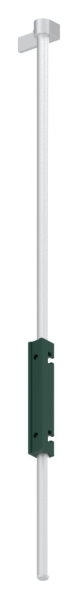 Bodenriegel XL mit Laenge 1000mm- zum Anschrauben- RAL 6005 moosgruen-88-1156711-ALU.6005